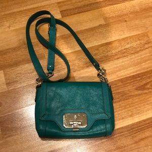 COLE HAAN Vintage Valise MARISA Green Crossbody